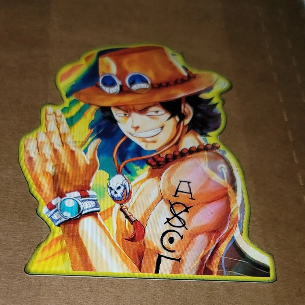 3/$15 One Piece Holographic Lenticular Anime Decal, Waterproof Peeker Sticker - Picture 2 of 3